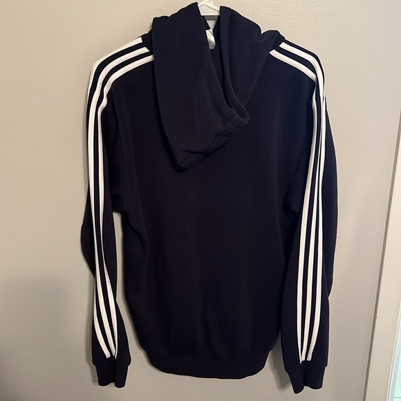 Adidas Men’s Essentials 3 Stripes Hoodie Adult Medium - Picture 3 of 4